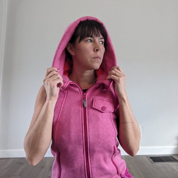 Burton Dryride fleece hooded vest. Size S - Picture 5 of 5